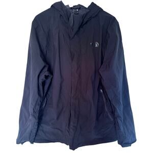 The North Face Lightweight Jacket Mens XL Black Packable Outdoor Hiking Coat